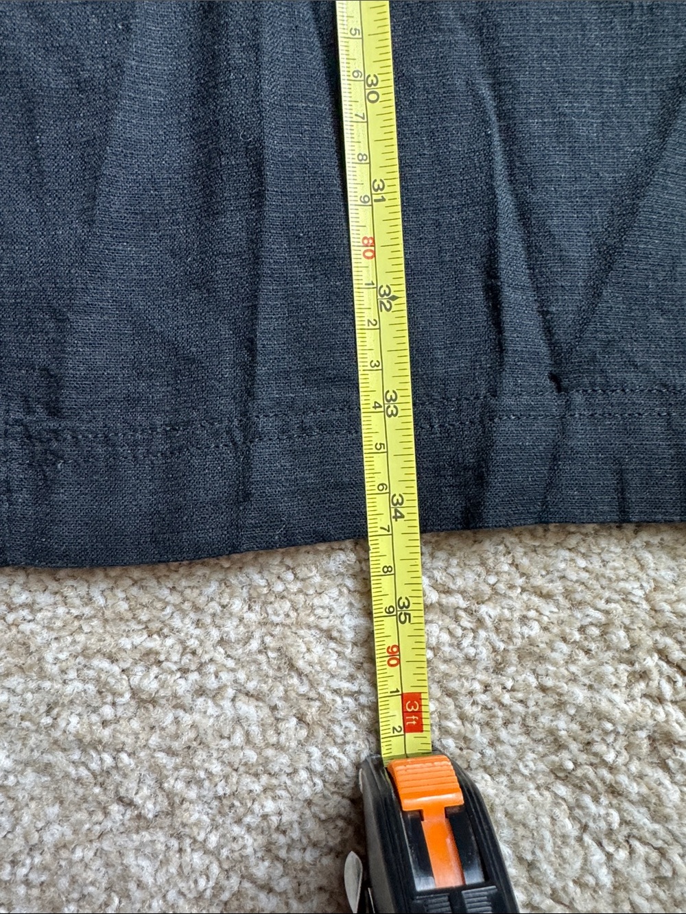 Splendid Linen style Black Casual Drawstring Pants - Picture 5 of 6